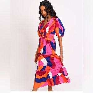 Hutch Marlena Maxi Dress Bright Colors